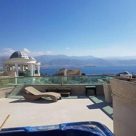 Palmore Top Luxury Penthause With Juccuzi First Line Of The Seaside Apartamento Eilat Exterior foto