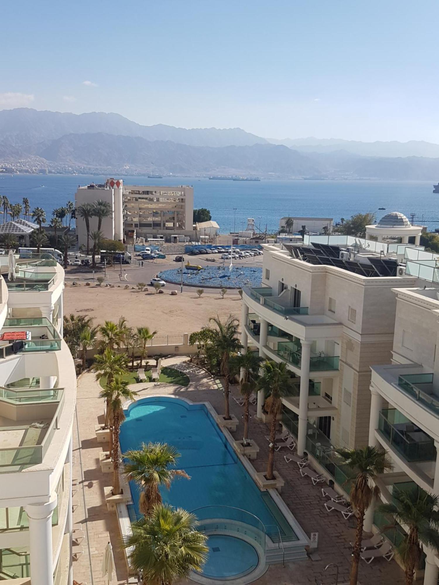 Palmore Top Luxury Penthause With Juccuzi First Line Of The Seaside Apartamento Eilat Exterior foto