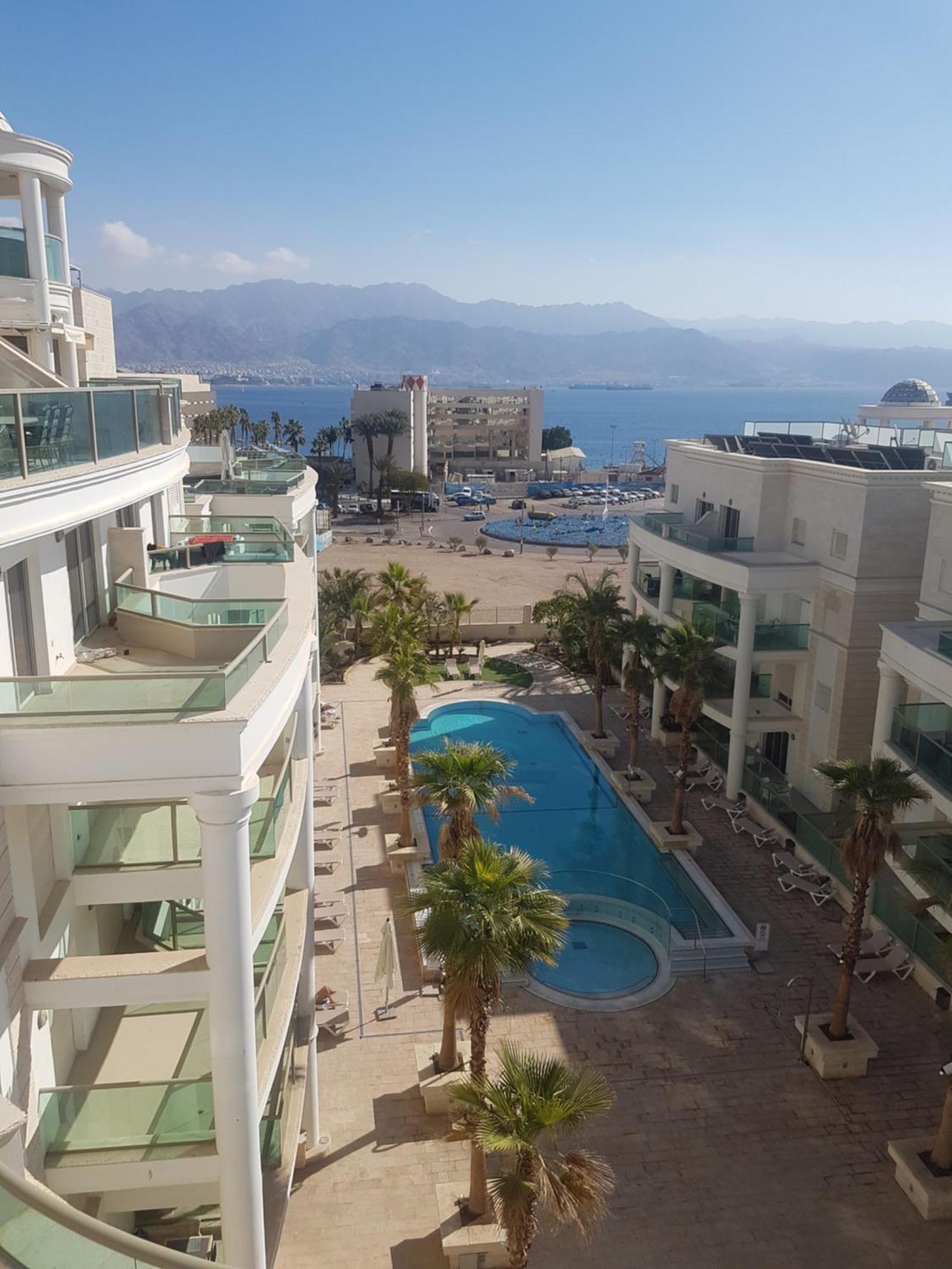 Palmore Top Luxury Penthause With Juccuzi First Line Of The Seaside Apartamento Eilat Exterior foto